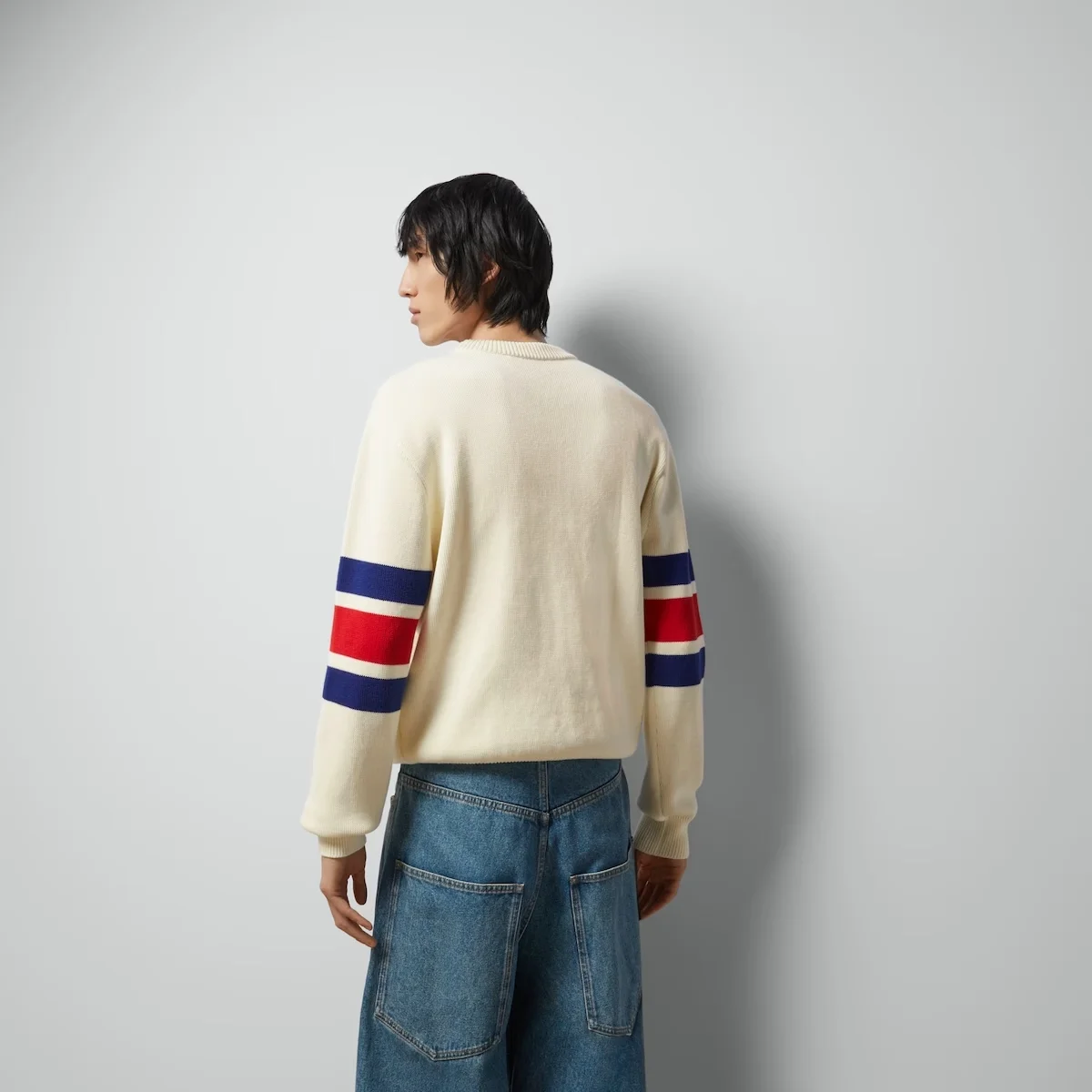 구찌 엠브로이더리 코튼 점퍼