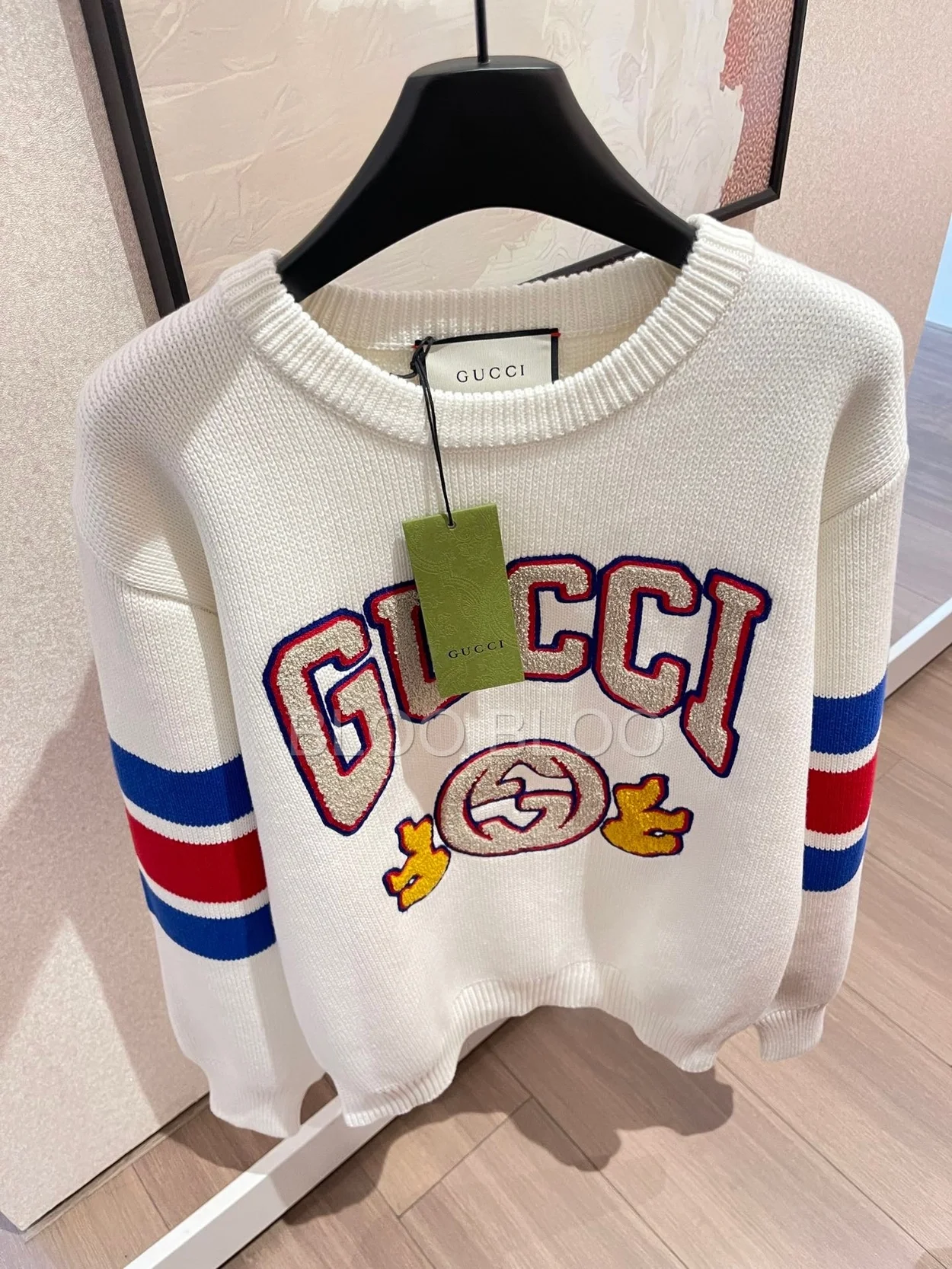 구찌 엠브로이더리 코튼 점퍼