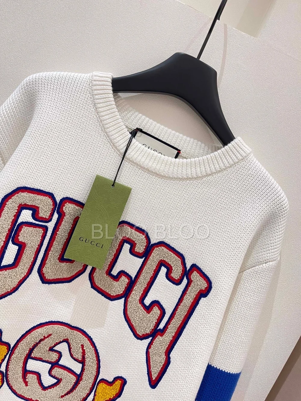 구찌 엠브로이더리 코튼 점퍼