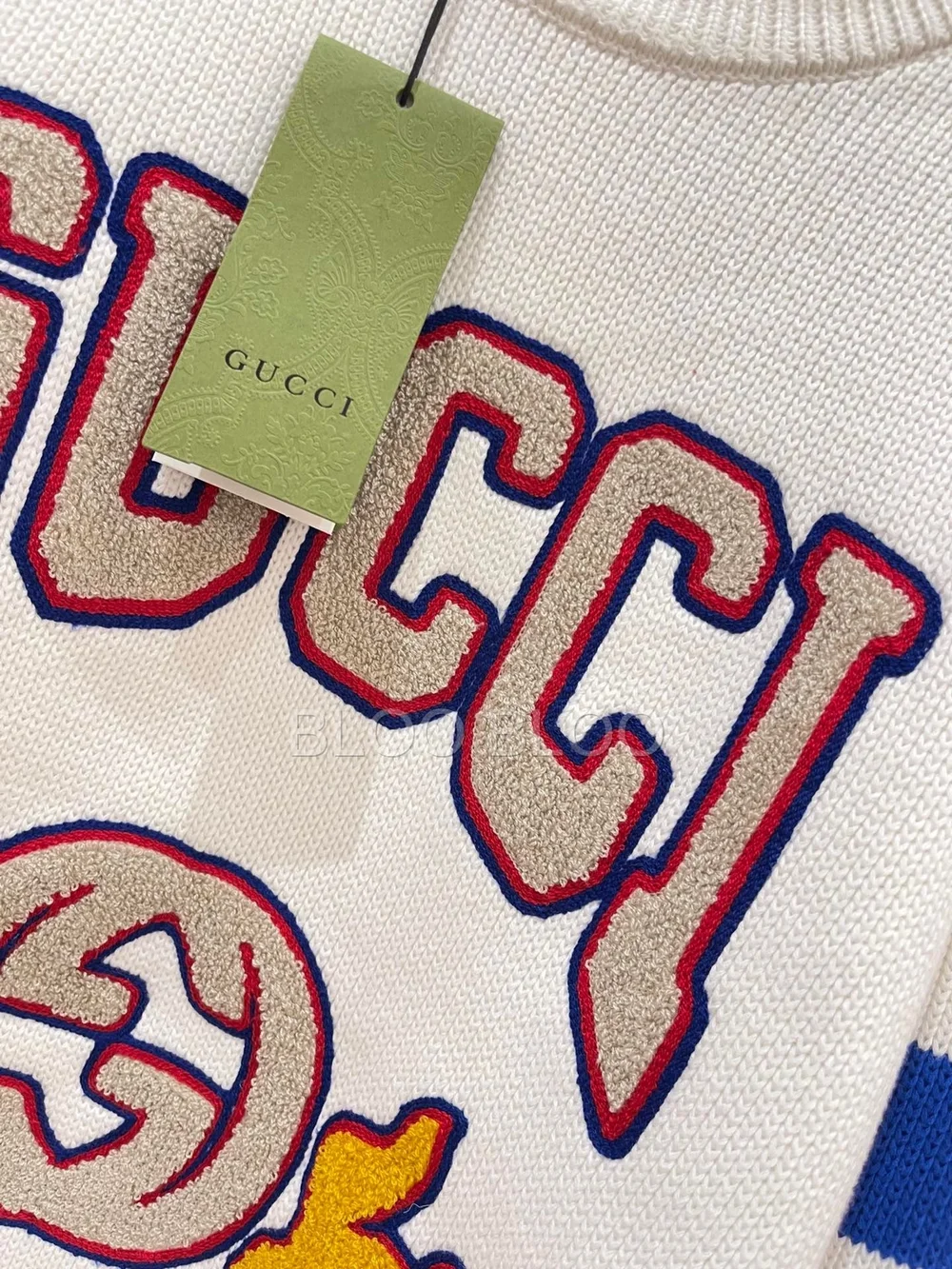 구찌 엠브로이더리 코튼 점퍼