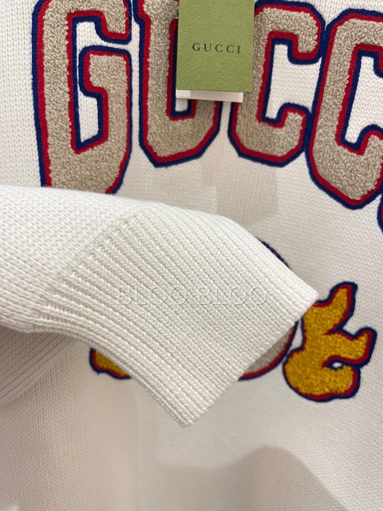 구찌 엠브로이더리 코튼 점퍼