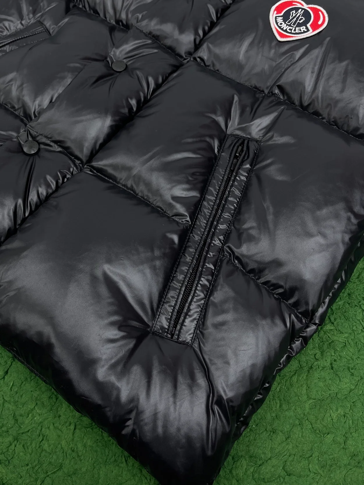 몽클레어 Misam 쇼트 다운 자켓 블랙