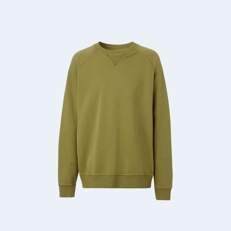 버버리 자수 로고 스웨트셔츠