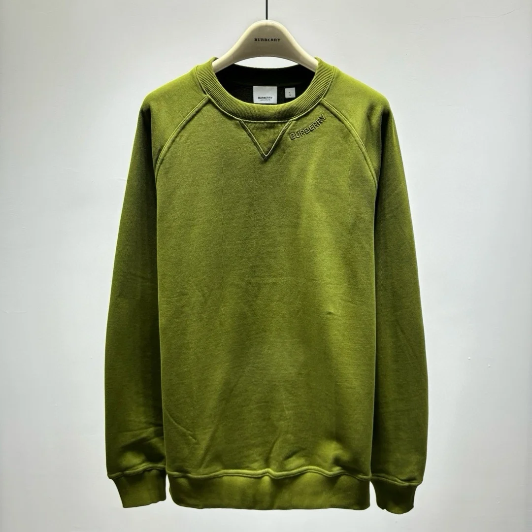 버버리 자수 로고 스웨트셔츠