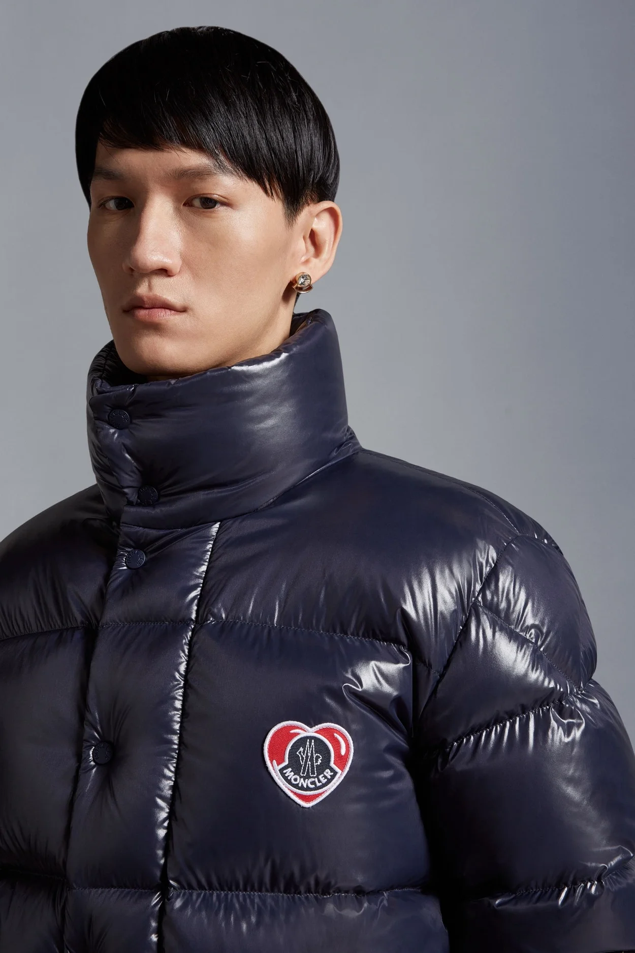 몽클레어 Misam 쇼트 다운 자켓 네이비