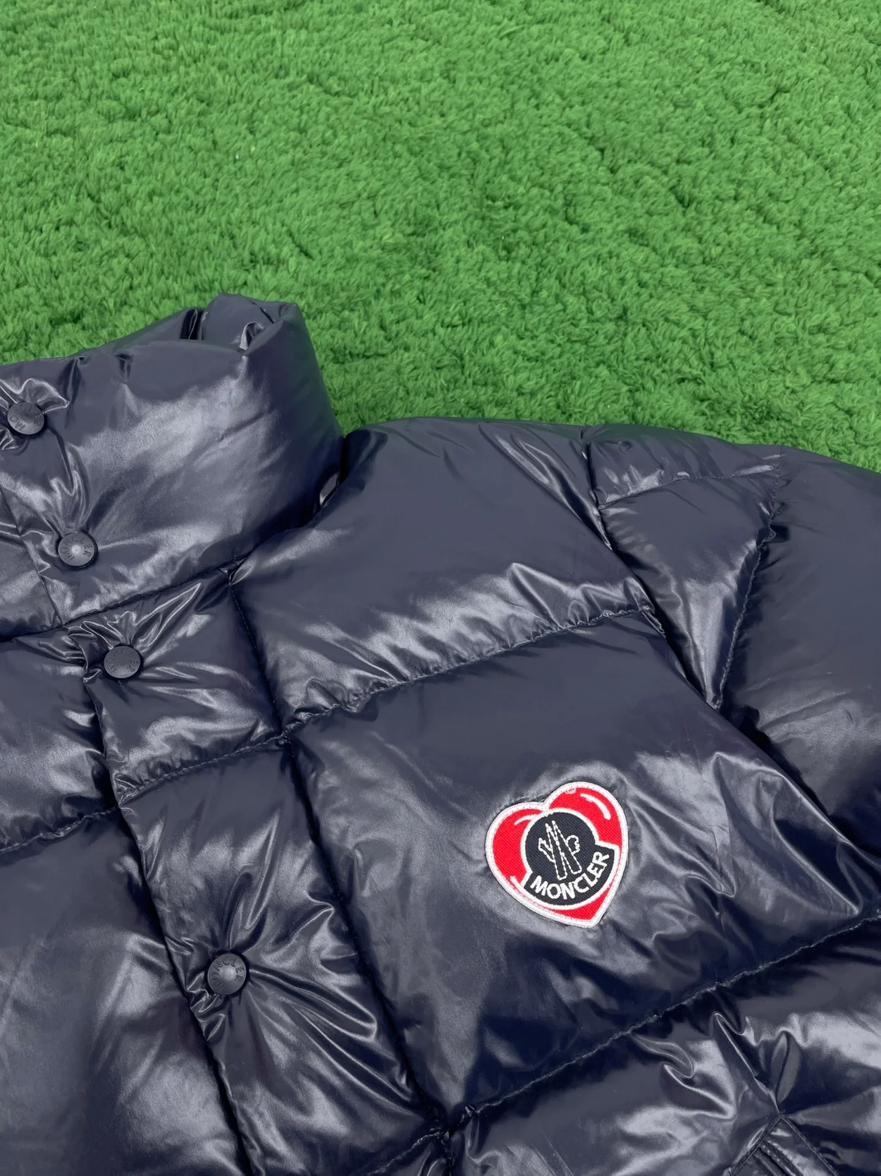 몽클레어 Misam 쇼트 다운 자켓 네이비