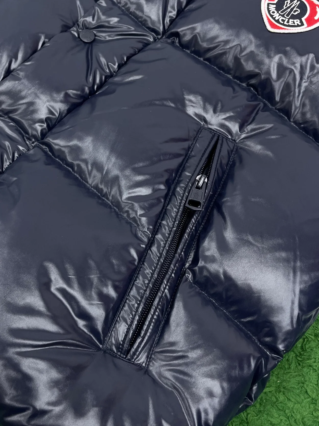 몽클레어 Misam 쇼트 다운 자켓 네이비