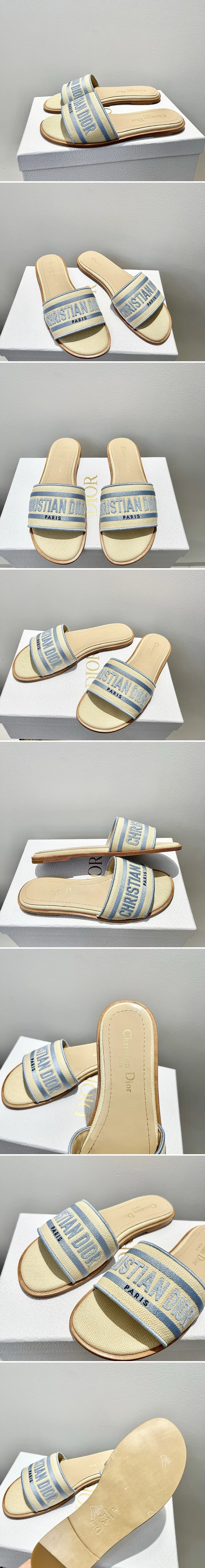 디올 DWAY 디웨이 뮬 슬리퍼