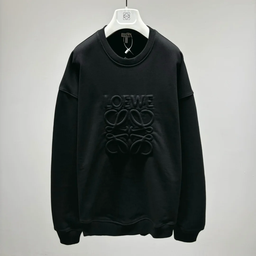 로에베 루프백 코튼 플리스 스웨트셔츠