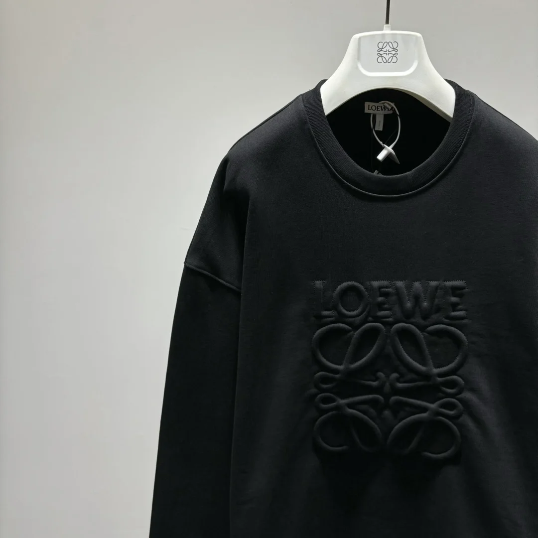 로에베 루프백 코튼 플리스 스웨트셔츠