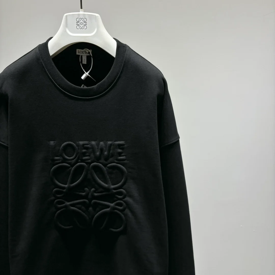 로에베 루프백 코튼 플리스 스웨트셔츠