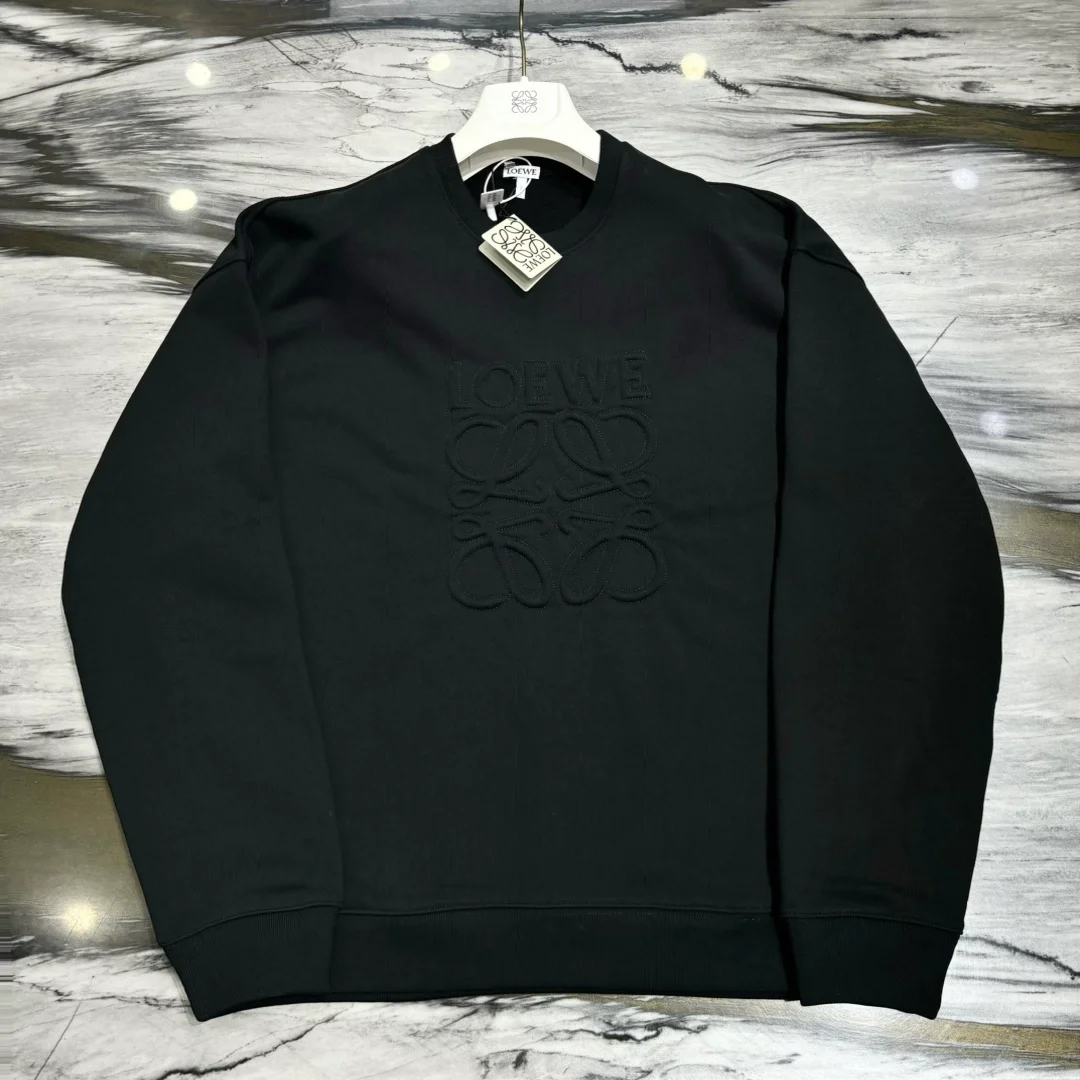 로에베 루프백 코튼 플리스 스웨트셔츠