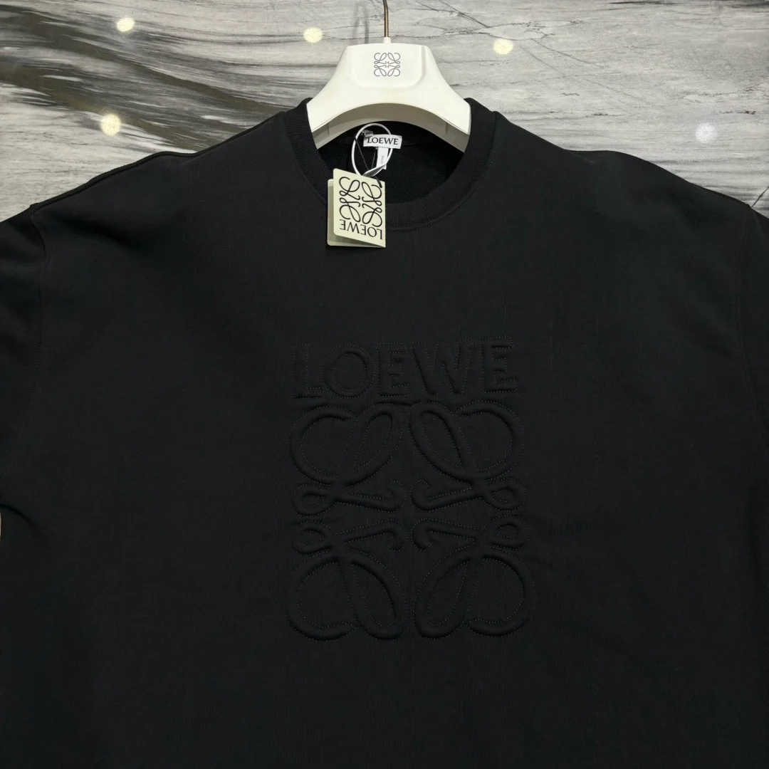 로에베 루프백 코튼 플리스 스웨트셔츠