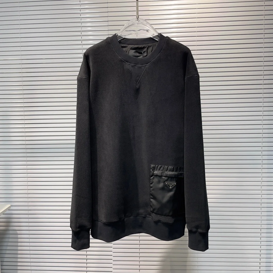 프라다 패브릭 테크니컬 스웨트 셔츠