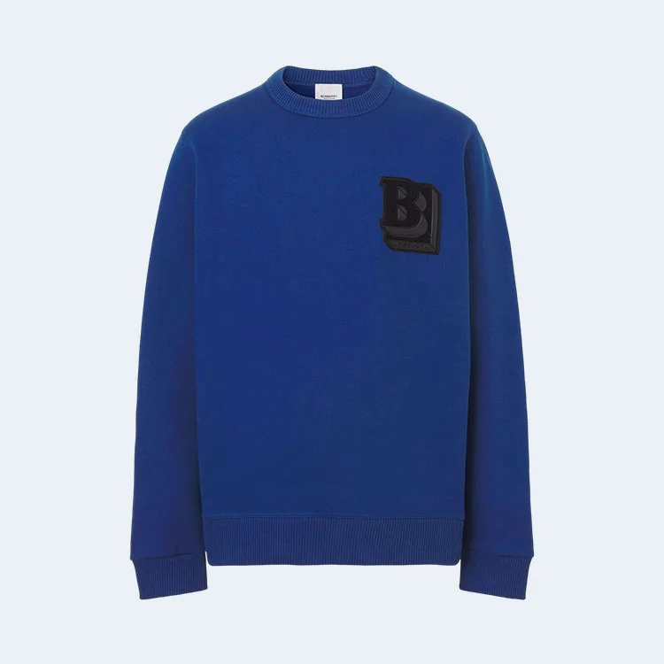 버버리 레터 그래픽 패치 스웨트셔츠