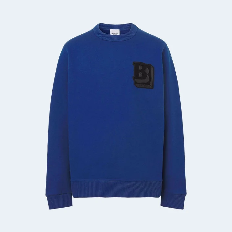 버버리 레터 그래픽 패치 스웨트셔츠