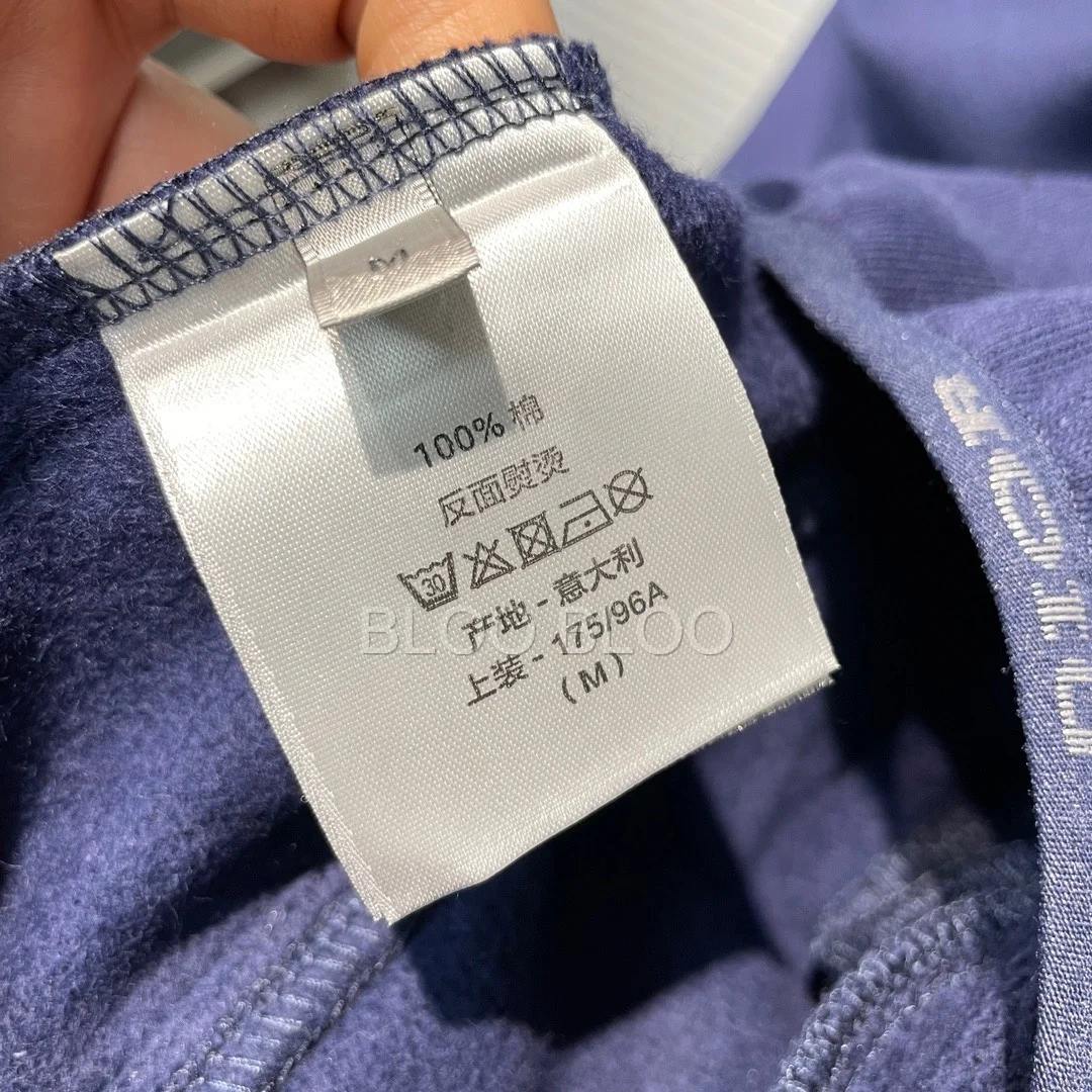 디올 레귤러 핏 스탠드 칼라 스웨터 네이비