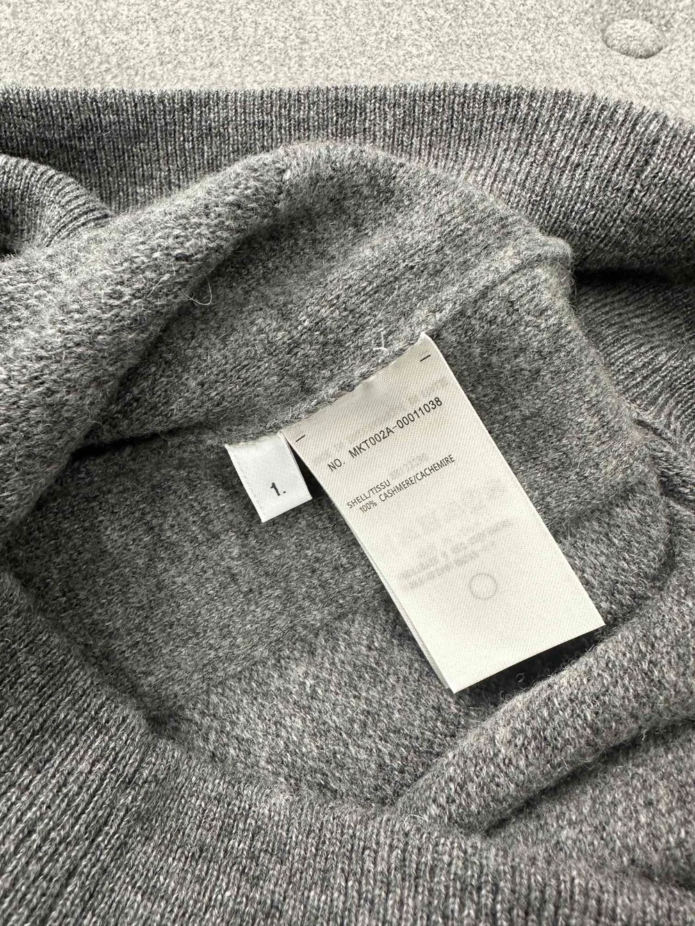 톰브라운 프렌치 캐시미어 크루넥 스웨터