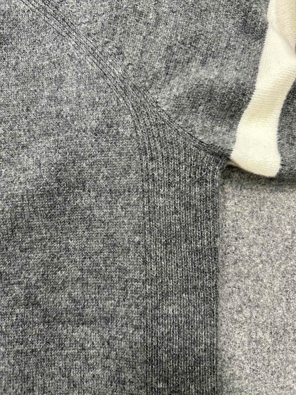 톰브라운 프렌치 캐시미어 크루넥 스웨터