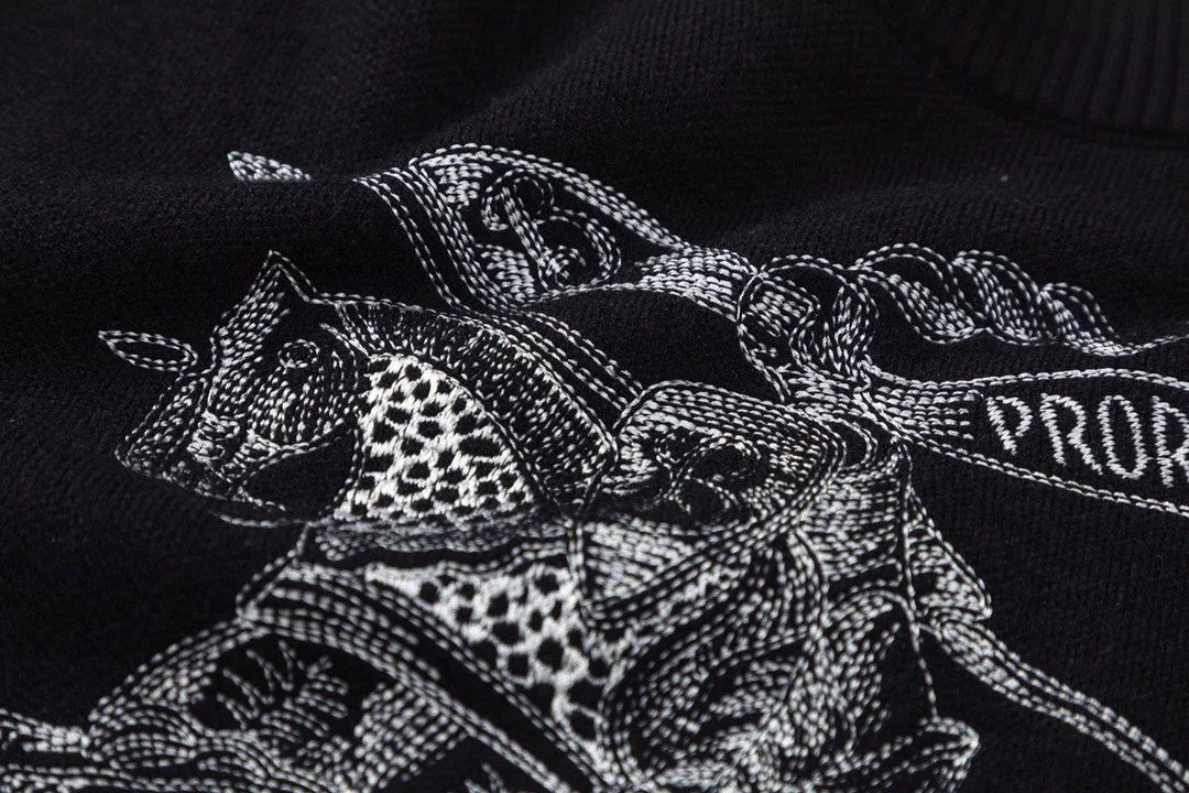 버버리 엠브로이더리 EKD 코튼 스웨트셔츠