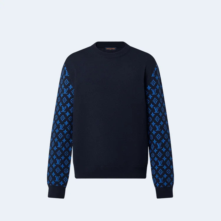 루이비통 모노그램 믹스 캐시미어 크루넥 1AATLS