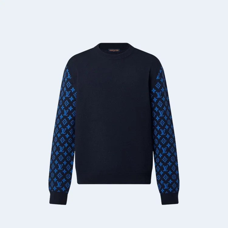 루이비통 모노그램 믹스 캐시미어 크루넥 1AATLS