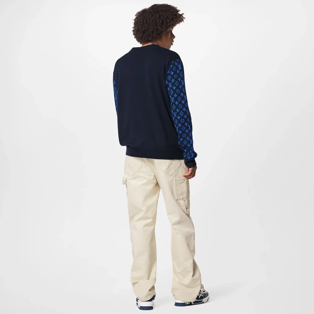 루이비통 모노그램 믹스 캐시미어 크루넥 1AATLS