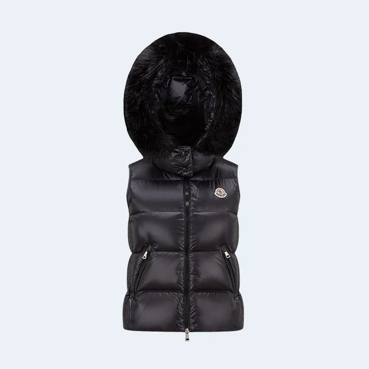 몽클레어 갈리뉴 다운 패딩 조끼 블랙