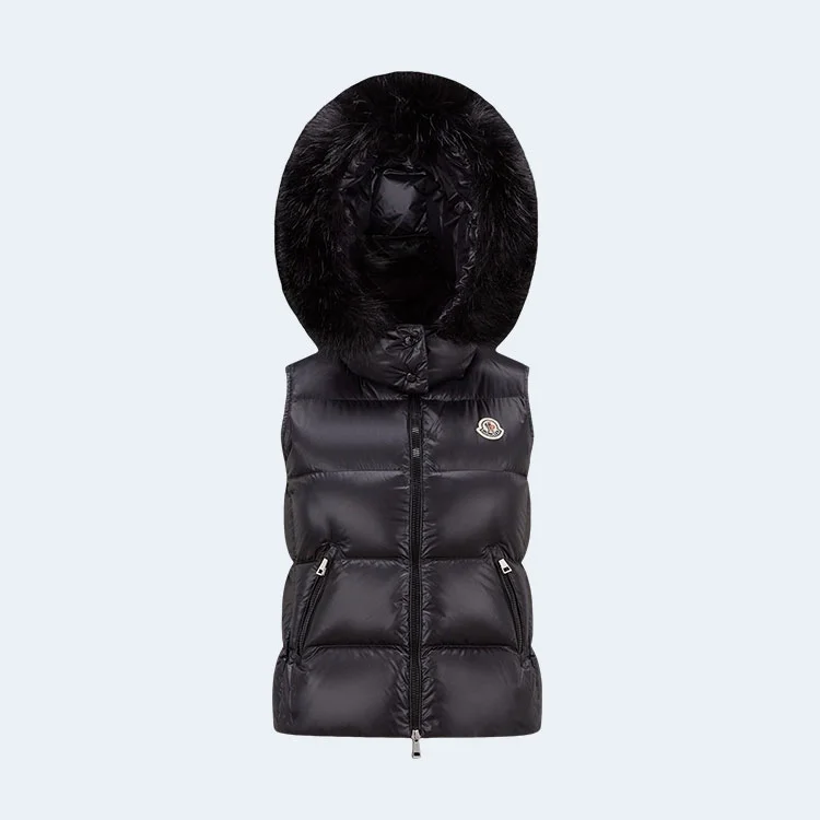 몽클레어 갈리뉴 다운 패딩 조끼 블랙