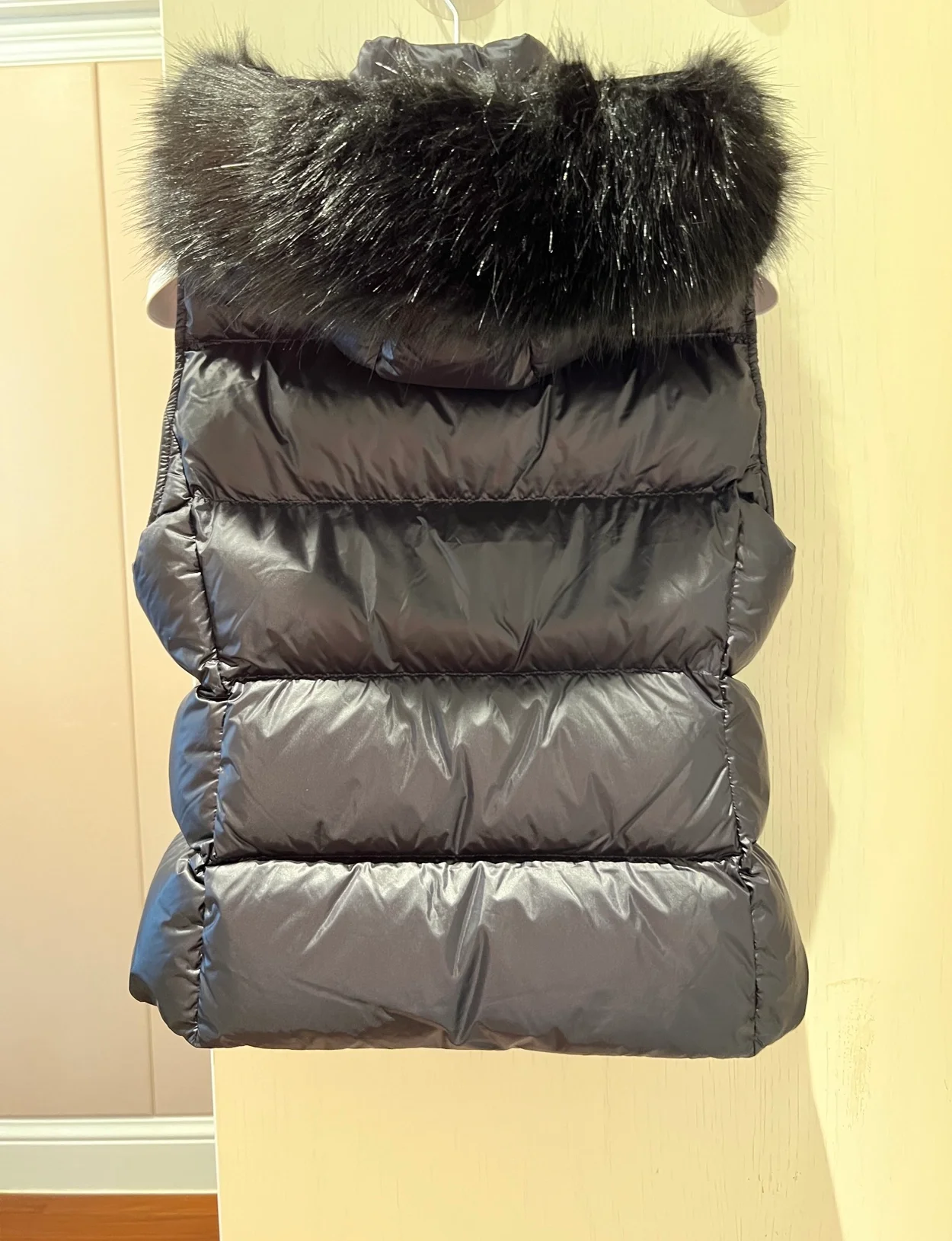 몽클레어 갈리뉴 다운 패딩 조끼 블랙