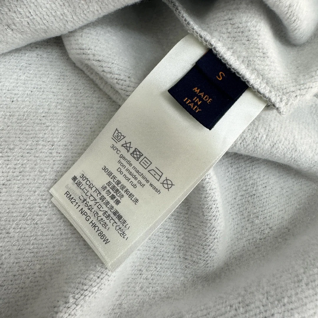 루이비통 프론트 엠브로이더리 크루넥 스웨트셔츠 1A8GVR