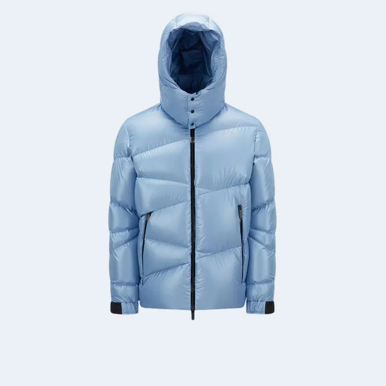 몽클레어 파우더 블루 쇼트 다운 자켓