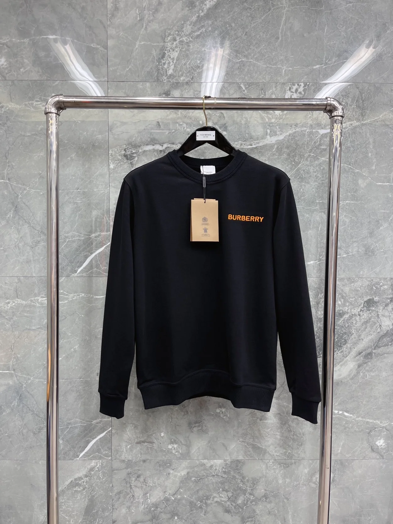 버버리 모노그램 모티프 코튼 스웨트셔츠