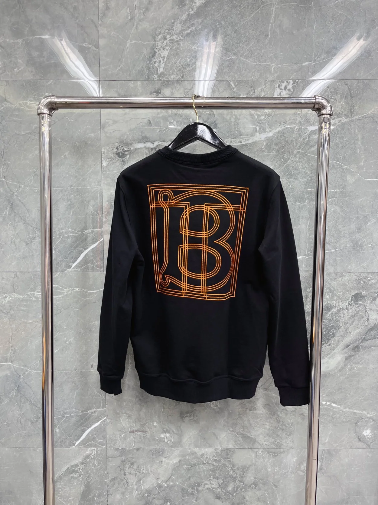 버버리 모노그램 모티프 코튼 스웨트셔츠