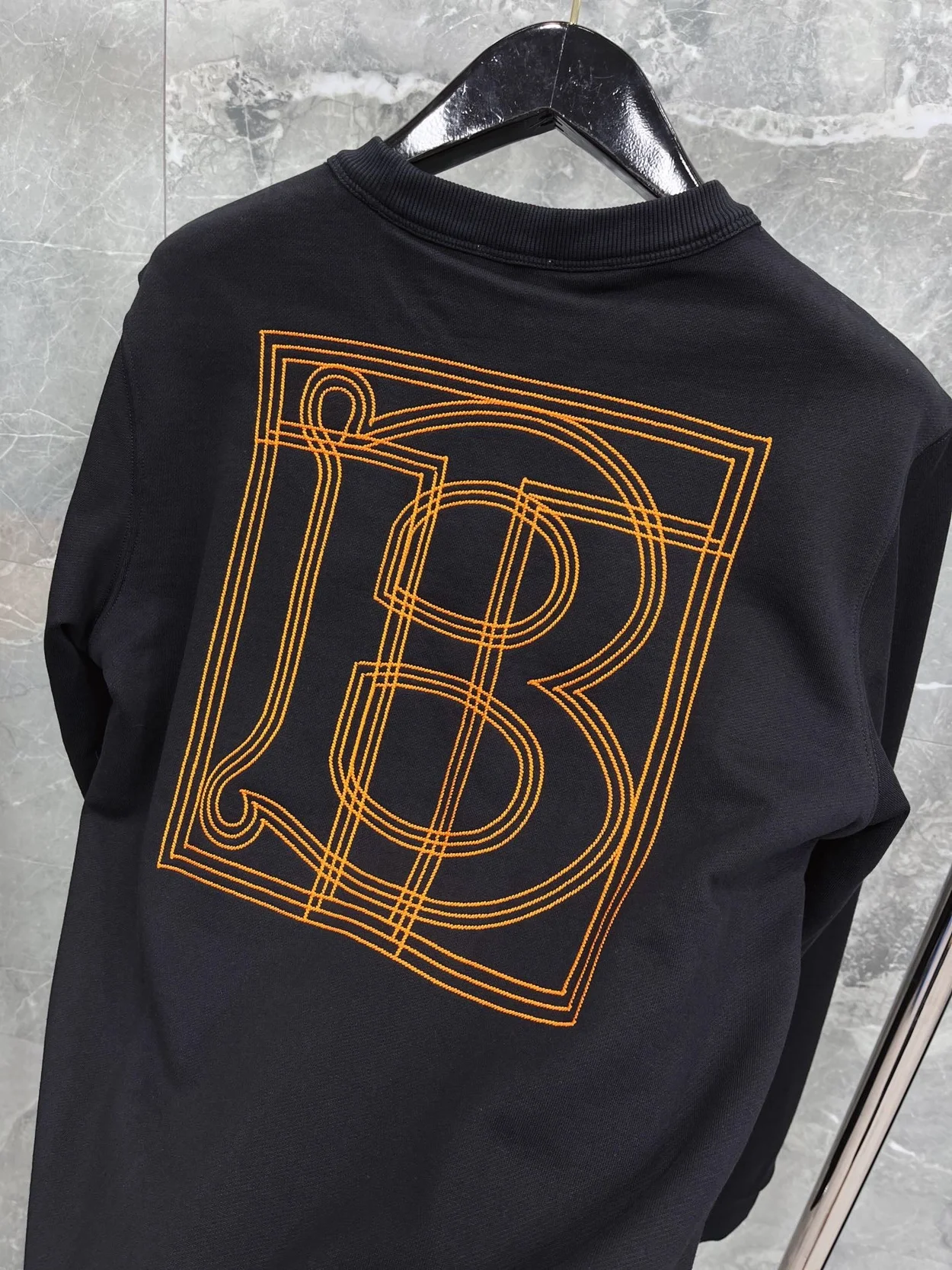 버버리 모노그램 모티프 코튼 스웨트셔츠