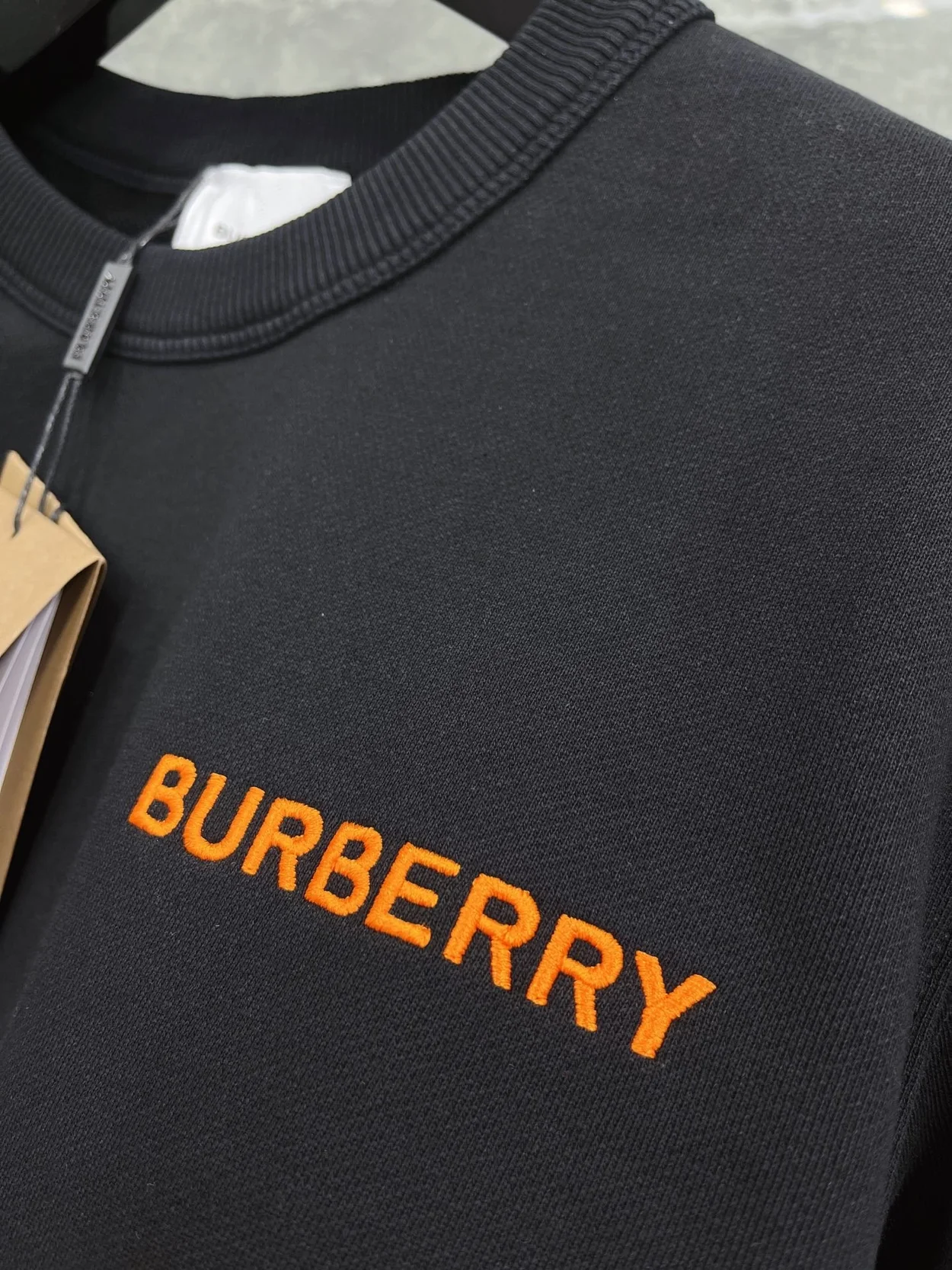 버버리 모노그램 모티프 코튼 스웨트셔츠