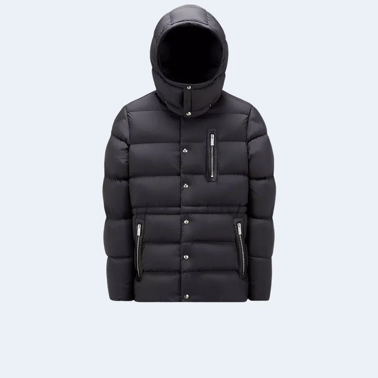 몽클레어 블랙 Bauges 쇼트 다운 자켓