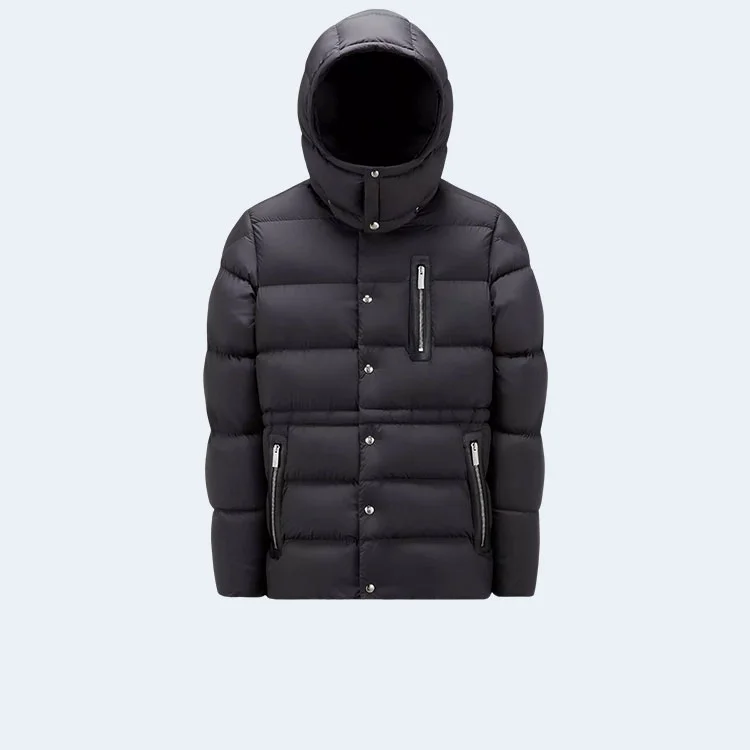 몽클레어 블랙 Bauges 쇼트 다운 자켓