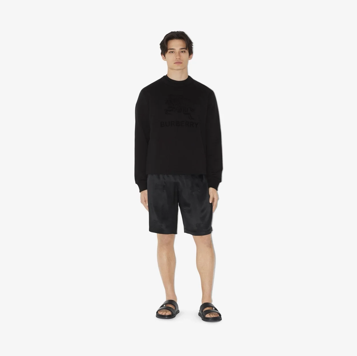 버버리 EKD 모티프 코튼 스웨트셔츠