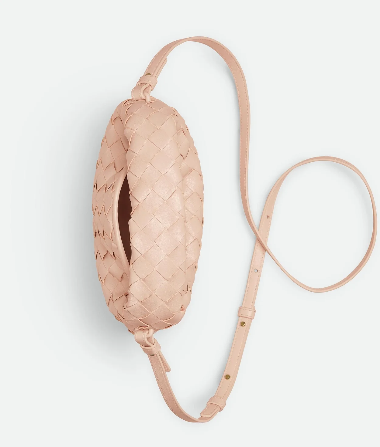 보테가 베네타 미니 홉 핑크