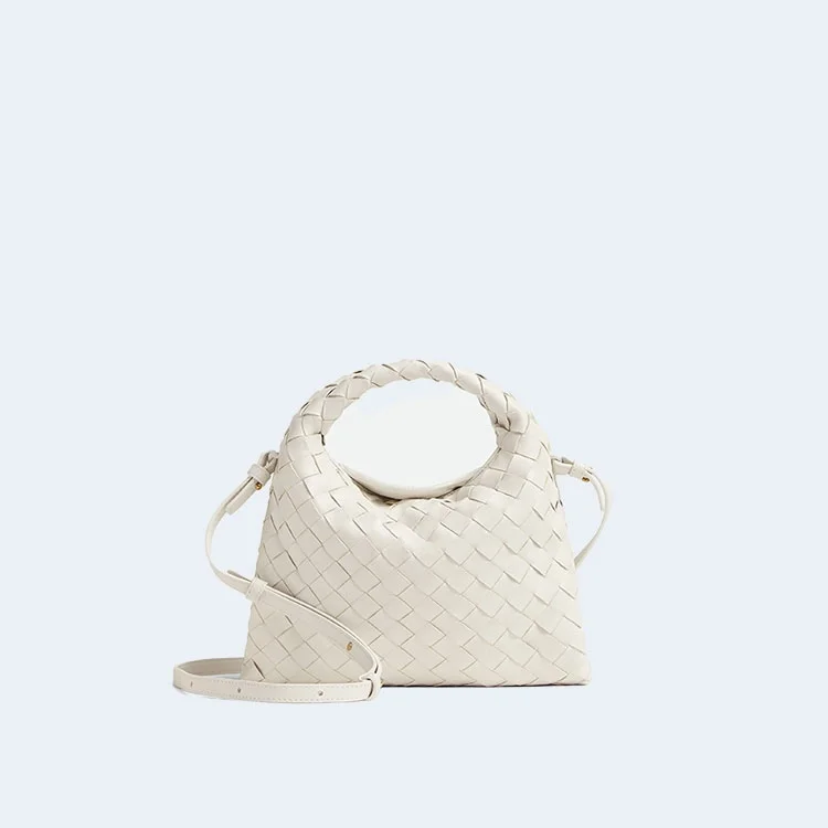 보테가 베네타 미니 홉 화이트