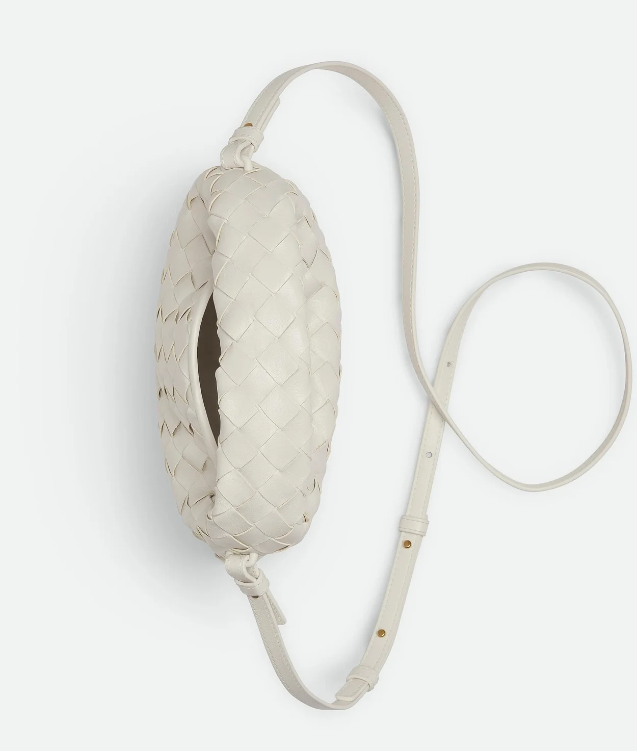 보테가 베네타 미니 홉 화이트