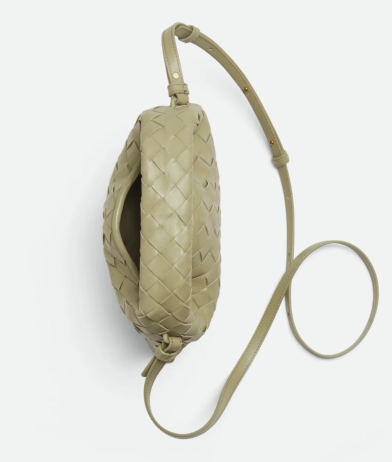 보테가 베네타 미니 홉 그린