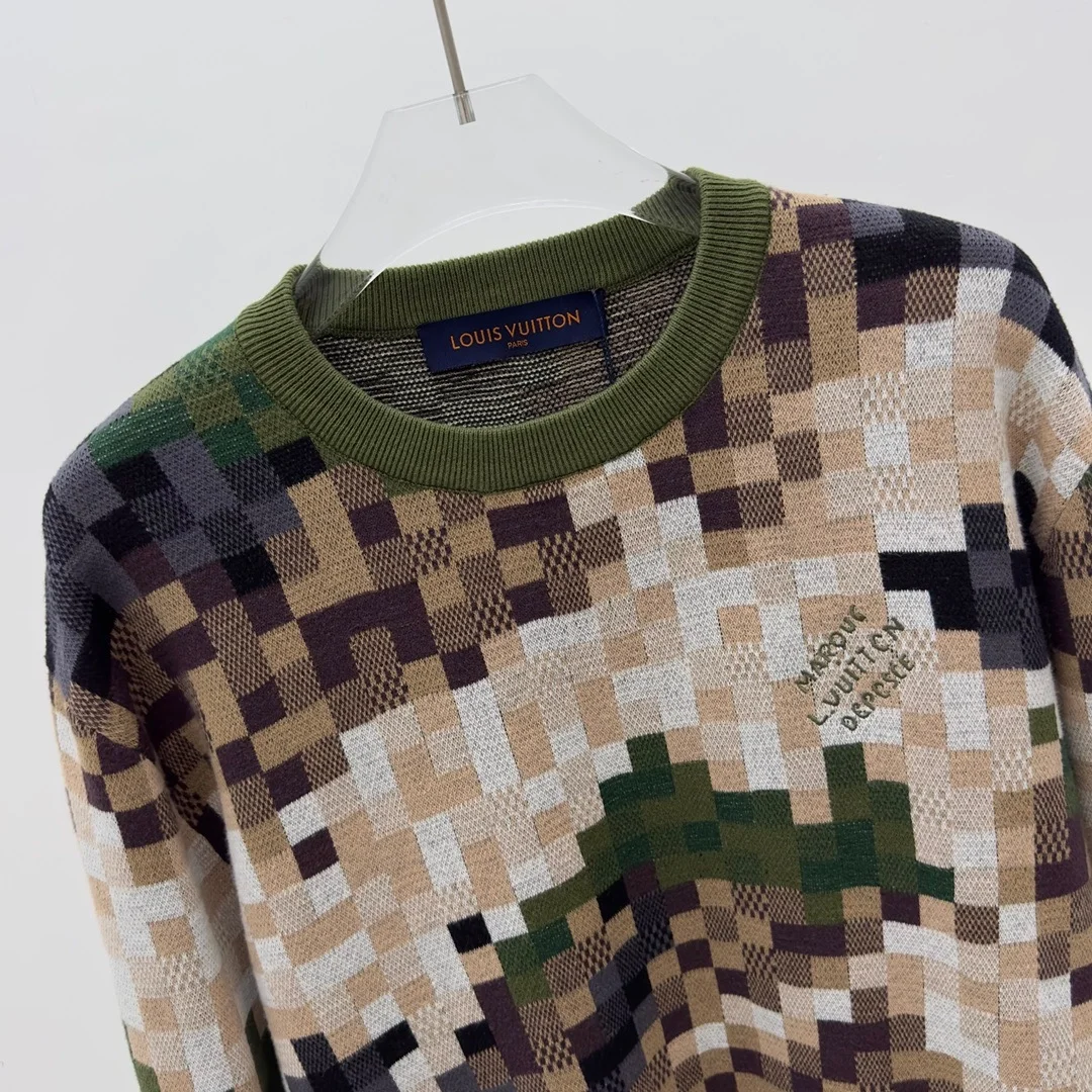 루이비통 크루 넥 파슬리 유니섹스 롱 슬리브 맨투맨 1AFIVT