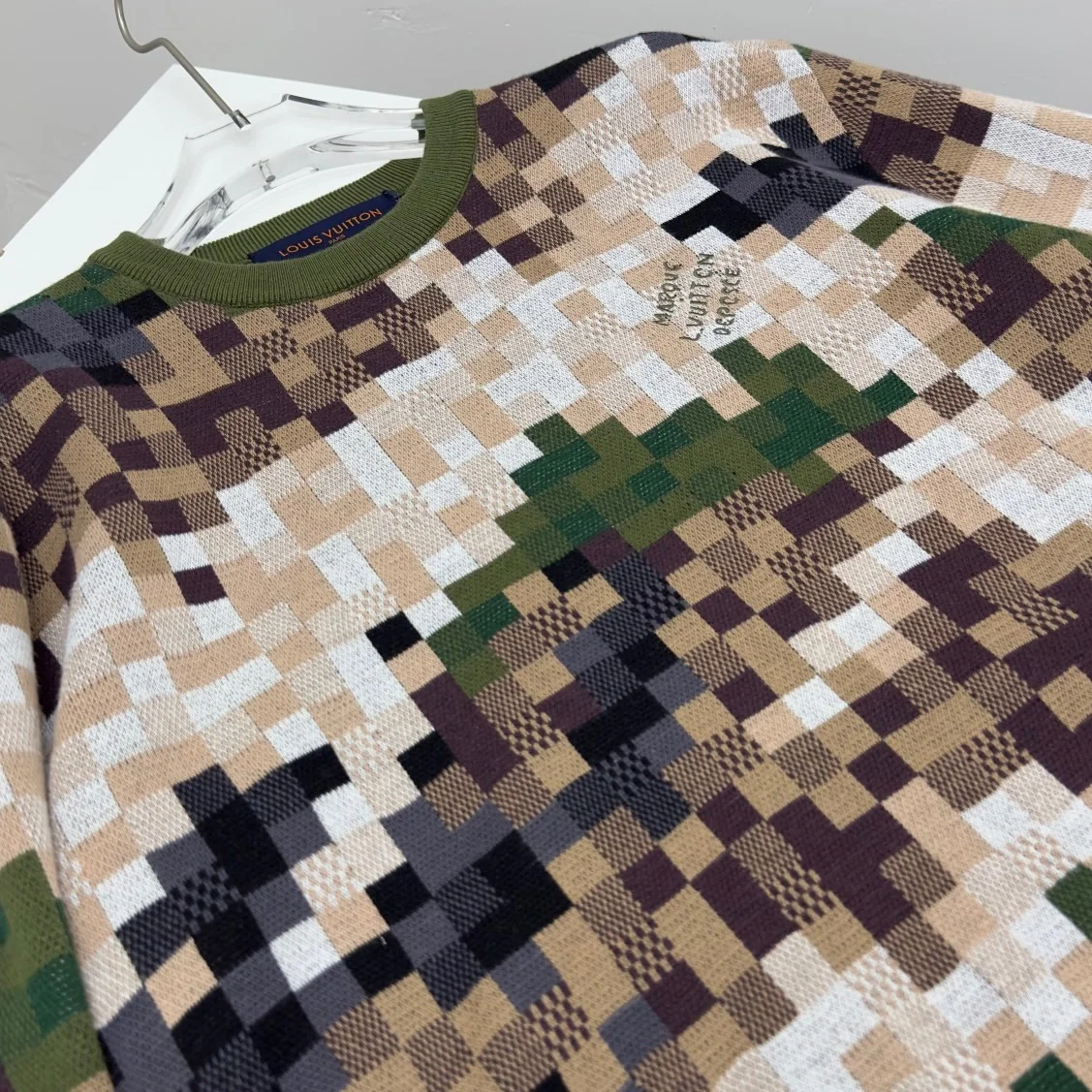 루이비통 크루 넥 파슬리 유니섹스 롱 슬리브 맨투맨 1AFIVT