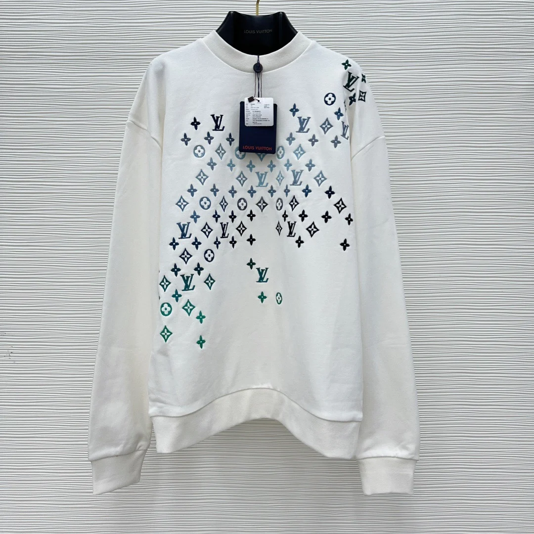 루이비통 엠브로이더드 코튼 스웨트셔츠 1AFBWF