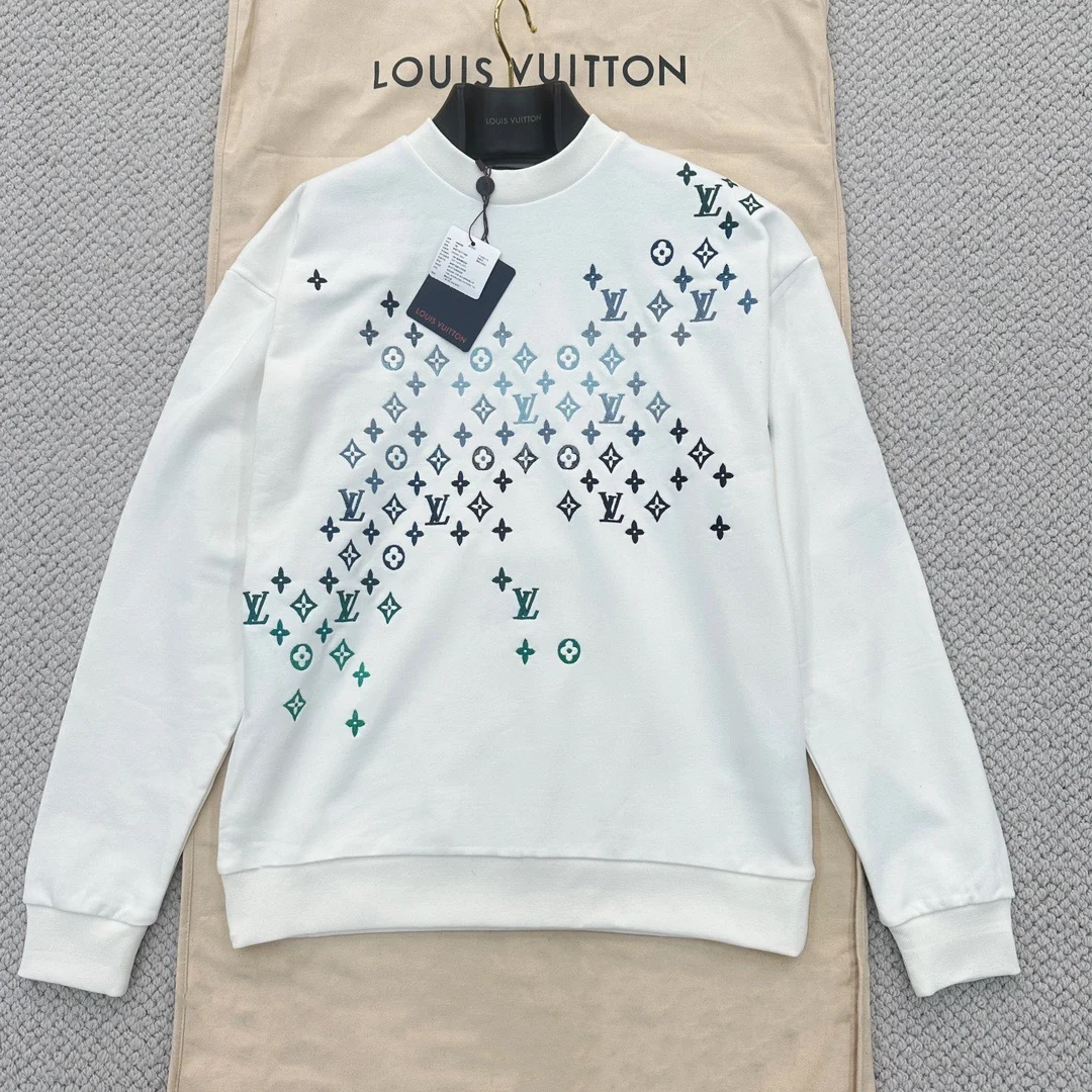 루이비통 엠브로이더드 코튼 스웨트셔츠 1AFBWF