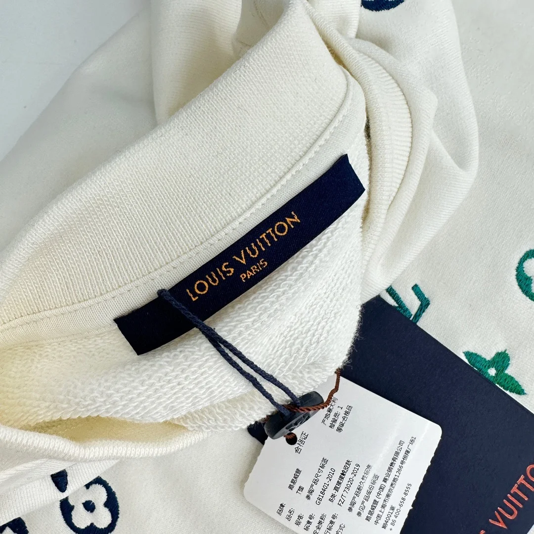 루이비통 엠브로이더드 코튼 스웨트셔츠 1AFBWF