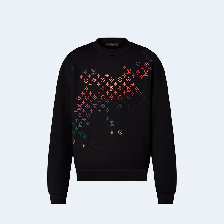 루이비통 엠브로이더드 코트 스웨트셔츠 1AFB67