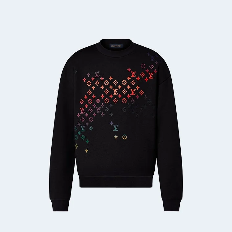 루이비통 엠브로이더드 코트 스웨트셔츠 1AFB67